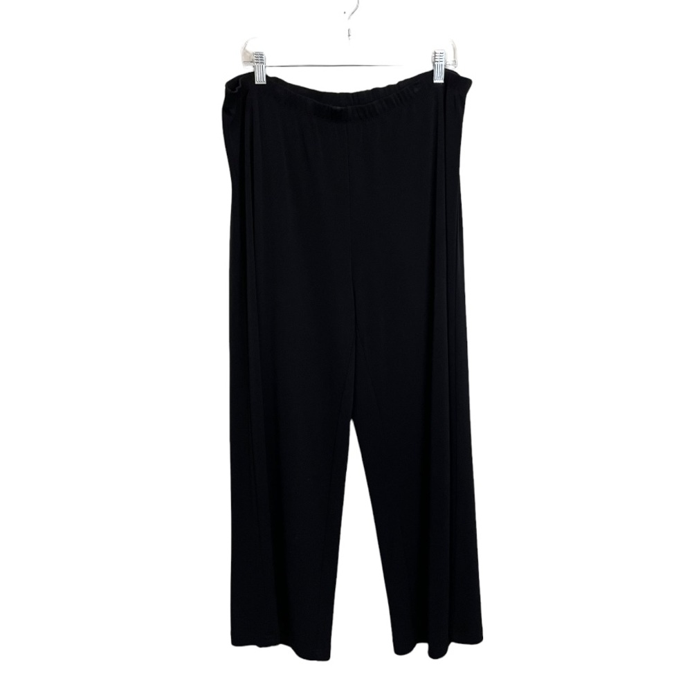 INC International Concepts Size 2X Black Pull On Slacks Lightweight Stretch